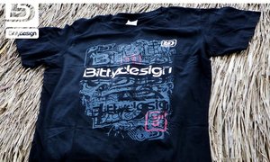 BDTS-BHBLK Bittydesign Collezione 2015 - BIRTH OF A HERO t-shirt Größe S