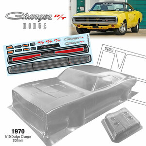 BO1970CR Team C 1970 Challenger 200mm Body mit Charger Sticker