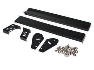 BRKT760154 Team Raffee Co. 1/10 Alloy Doulbe-deck Touring Rear Wing 165mm Black