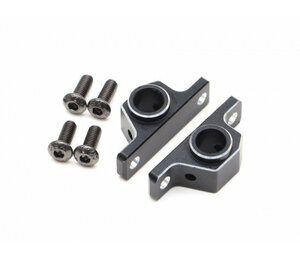 BRLC7068 Boom Racing Aluminum Rear Body Post Mount (2) Black for BRX01