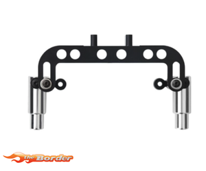 BRP0031 BRP Plastic Dual Exhaust Pipe and License Bracket Set for 1/10 RC Racing Drift Car