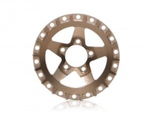 BRPBF008SS5BZ Boom Racing ProBuild™ Alum SS5 Faceplate (1) Bronze