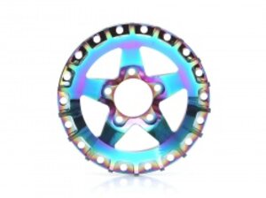 BRPBF008SS5NEO Boom Racing ProBuild™ Alum SS5 Faceplate (1) Neo Chrome