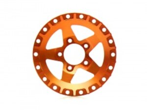 BRPBF008SS5OR Boom Racing ProBuild™ Alum SS5 Faceplate (1) Orange