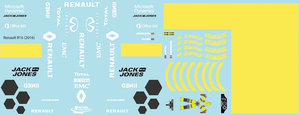 BRPD1308 R Sponsor Decal Sheet RS16 (2016) for 1/10