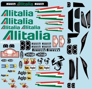 BRPD1513 - Alital. Livery for 1/12 Car - The Border