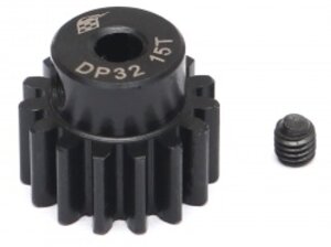 BRPG3215-3 Boom Racing 32P 15T / 3.175mm Steel Pinion Gear - 1 Pc