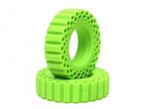 BRRM15504 Boom Racing Rock Monster GREEN Silicone Tire Insert 3.38x0.91 (86x23mm) for 1.55" Baby Hustler / MAXGRAPPLER Tires (2)