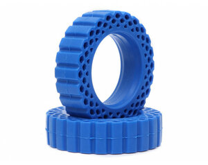 BRRM19397 Rock Monster BLUE Silicone Tire Insert 3.46"x0.93" (88x23.5mm) for 1.9" MAXGRAPPLER & TPD Scale RC Tire (2) Blue