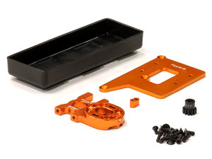 BRUSHLESS CONVERSION KIT FOR HOBAO HYPER 8 MIT PINION GEAR C23864ORANGE - INTEGY