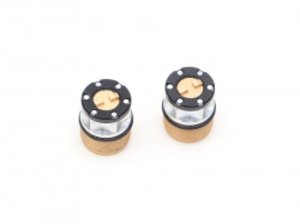 BRW780921GD - Boom Racing Scale 4WD Center Locking Hub Cap (2) Gold