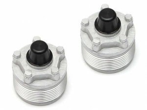 BRW780925S Spectre Scale Center Wheel Hub Cap (2) (XT5 Series) Silver