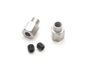 BRXT508/NUT Boom Racing 3mm Steel M4x7 Barrel Nut mit Set Screw (2)