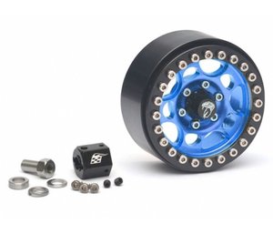 Boom Racing Golem KRAIT™ 1.9 Aluminum Beadlock Wheels 1 Piece Spare Blue - BRW780903-1B