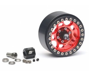 Boom Racing Golem KRAIT™ 1.9 Aluminum Beadlock Wheels 1 Piece Spare Red - BRW780903-1R