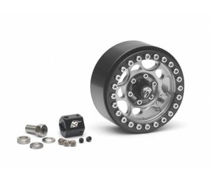 Boom Racing Sandstorm KRAIT™ 1.9 Aluminum Beadlock Wheel 1 Piece Spare Gun Metal - BRW780901-1GM