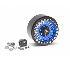 Boom Racing Venomous KRAIT™ 1.9 Aluminum Beadlock Wheel 1 Piece Spare Blue - BRW780902-1B