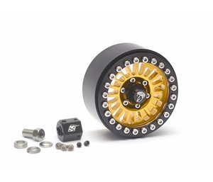 Boom Racing Venomous KRAIT™ 1.9 Aluminum Beadlock Wheel 1 Piece Spare Gold - BRW780902-1GD