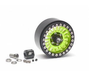 Boom Racing Venomous KRAIT™ 1.9 Aluminum Beadlock Wheel 1 Piece Spare Green - BRW780902-1G