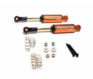 Boomerang™ Type I Aluminum Internal Shocks Set 90MM (2) Orange [OFFICIAL RECON G6 SHOCKS] - BRSI0090OR - BOOM RACING