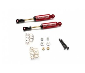 Boomerang™ Type I Aluminum Internal Shocks Set 90MM (2) Red [OFFICIAL RECON G6 SHOCKS] - BRSI0090R - BOOM RACING