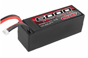 C-48240-D Team Corally - X-Treme Pro 90C - 6000 mAh - 14,8V 4S - Wettbewerbs Li-Po Akku - Stick Hardcase - 12 Awg Silikonkabel - T-Plug Buchse