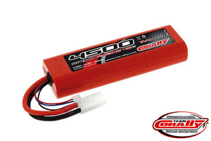 C-48265-T Team Corally - Sport Racing 45C 4500 mAh 7,4V Competition Li-Po Battery Pack, Stick Hardcase 12Awg Wire Tamiya Connector