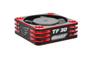 C-53110-1 Team Corally - Ultra High Speed Cooling Fan TF-30 mit BEC connector - 30mm - Color Black - Red