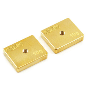 C0511 CENTRO PRECISION BRASS 10G BALANCING WEIGHTS (PR)