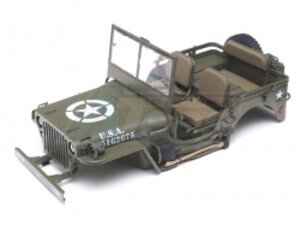 C1015 ROC Hobby 1941 MB Scaler 4x4 Truck Hard Body mit Mini Steering Servo & LEDs for SCALER