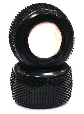C22677 SQ-Pattern Tire (2) for Monster Truck & 1/8 Truggy (O.D.=136mm)