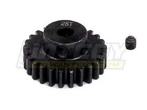 C23179 Steel Pinion Gear 25T, 1M/5mm Shaft for 1/8 Off-Road & Savage Flux