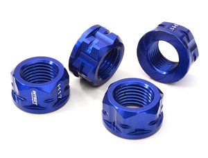 C26781BLUE - Serrated 17mm Hex Wheel Nut (4) for Most 1/8 Buggy, Truggy, SC & Monster Truck