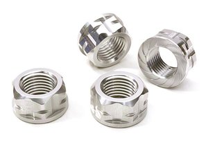 C26781SILVER - Serrated 17mm Hex Wheel Nut (4) for Most 1/8 Buggy, Truggy, SC & Monster Truck