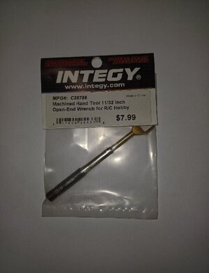 Machined Hand Tool 11/32 inch Open-End Wrench for R/C Hobby C26786