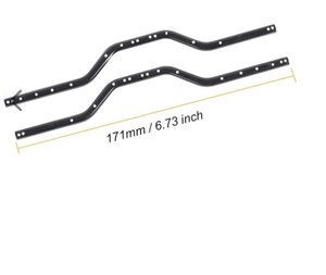 C30783 Metal Chassis Rails for Axial 1/24 SCX24 Rock Crawler