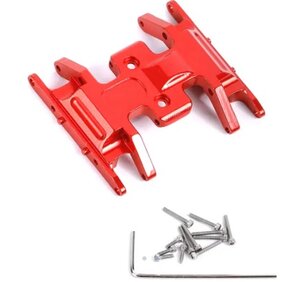 C30796RED Alu Center Skid Plate for Axial 1/24 SCX24 Rock Crawler