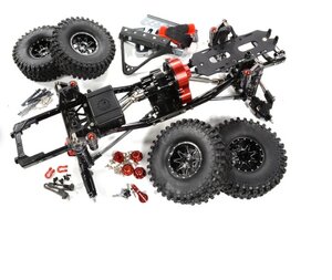 C31119BLACK Alu 1/10 LCX10 Trail Roller 4WD Off-Road Scale Crawler Kit 313mm Wheelbase