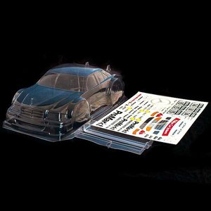 CA-307 - CLK DTM Rally Game Karosserie + Aufkleber - 1:8 Lexan klar - HOBBYTECH