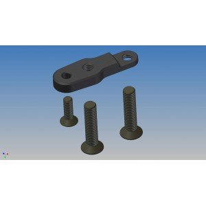 CAP-40081-K - FRONT BODY MOUNT PLATE ALU - CAPRICORN