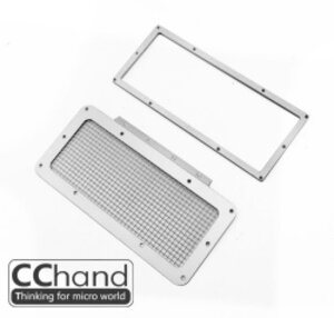 CC/D-1055 CChand D90/D110 KAHN GRILL (SILVER) for RC4WD Gelande II D90/D110