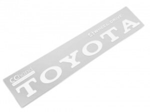 CC/D-4049 CChand Rear Emblems for TF2 (White Vintage) for RC4WD Trail Finder 2