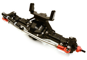 COMPLETE 4-LINK FRONT AXLE W/ INTERNALS FOR AXIAL SCX-10 & CUSTOM 1.9 CRAWLERS OBM-1630BLACK New Item