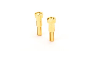 CR584 - 4/5mm Stufen Goldkontakt Stecker - 2Stück - CORE RC