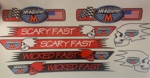 D544 Aufkleber -Scary - MC ALLISTER