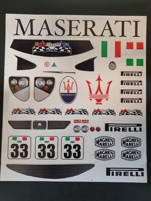 DEC021 - MASERATI / Delta Plastik 1:8