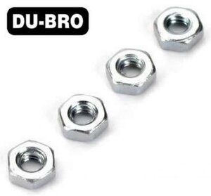 DUB2106 Nuts - 4mm Hex Nuts (4 pcs per package)