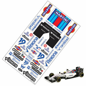 F1 Sticker Williams Martini
