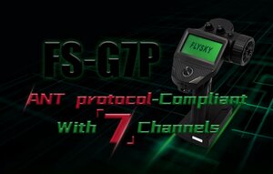 FS-G7P-0R01 Fly Sky 2.4GHz 7CH ANT Protocol Radio Transmitter mit 7P Receiver x2