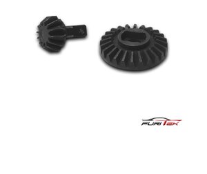 FT-2115 FURITEK STEEL PINION AND RING GEAR FOR MONSTER TRUCK 1/24 AXLES